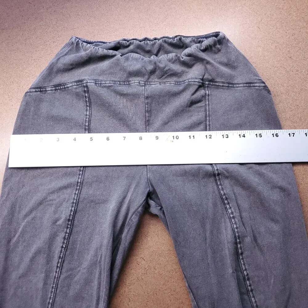 Out From Under Aria Pull On Flare Pants Women SP Gray Stretch Urban Outfitters